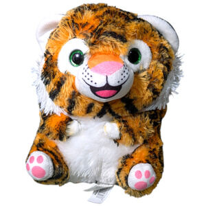 Nanco Plushie Tiger Kids Stuffed Animal Toy Orange And Black Plushie